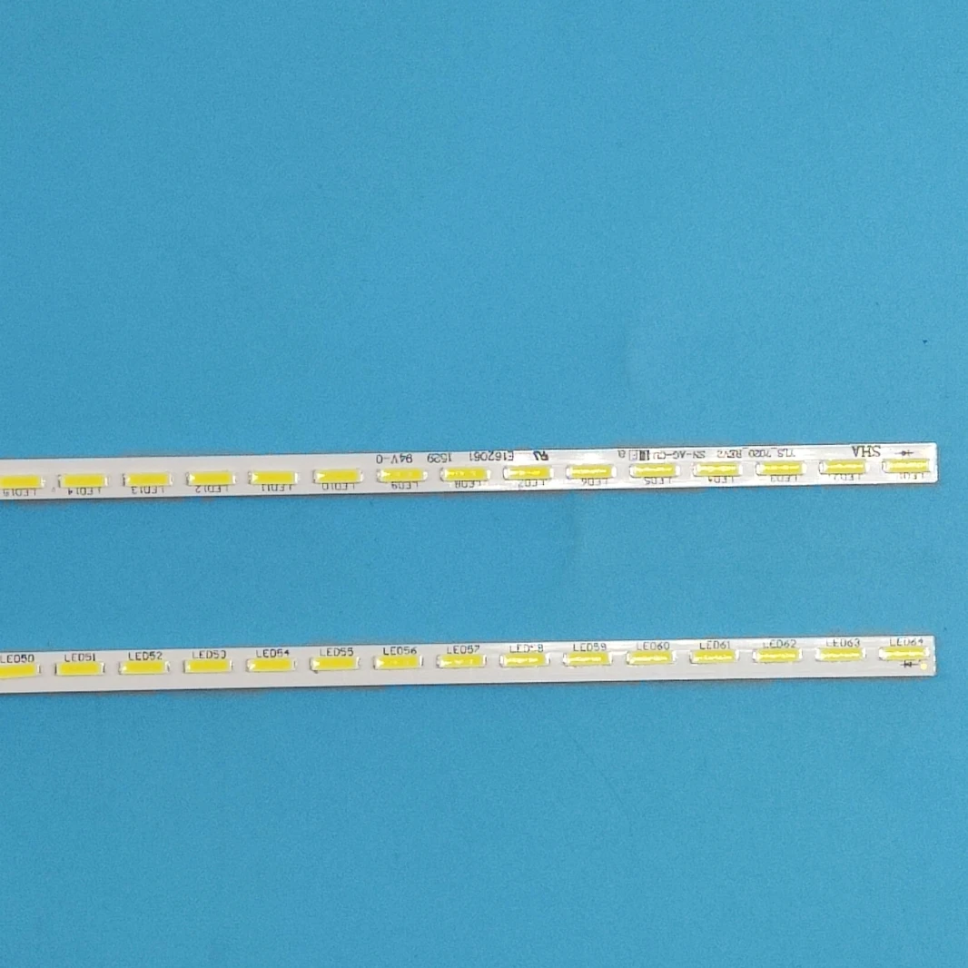 LED bar(2) for Sharp KD-55XD8505 KD-55X8508C KD-55X8505C 55X8507C 55X8500C XBR-55X850C 75.P3C08G001 YLS_HAN55_7020 HRN55