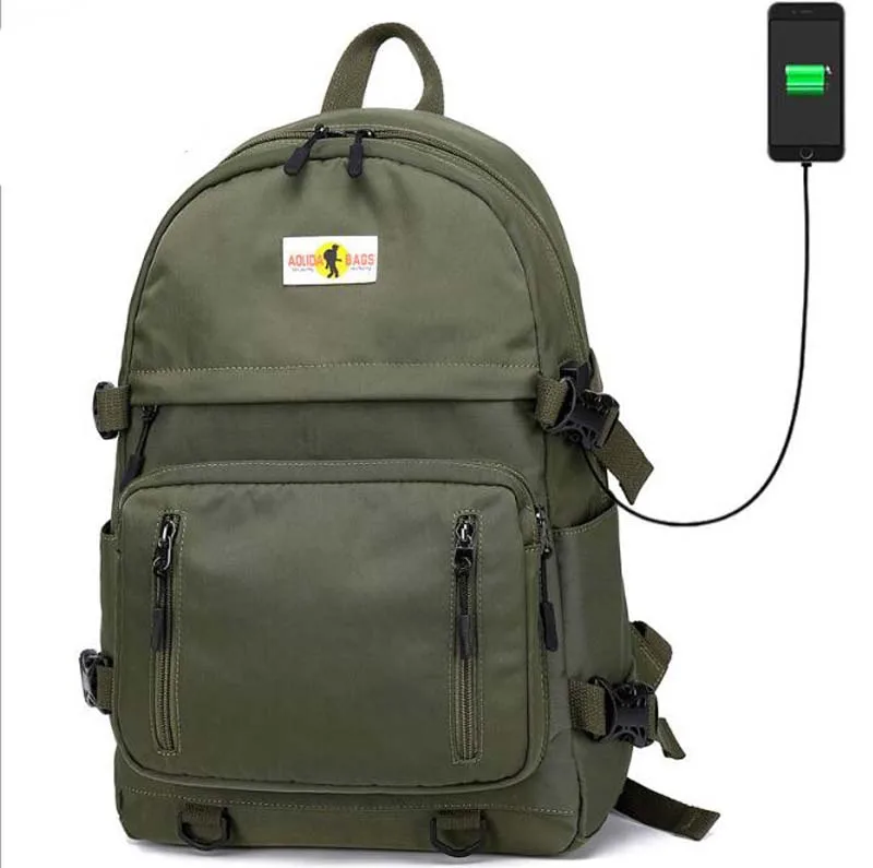 

Новинка 2020, школьная сумка Mochila для студентов, модная usb сумка для ноутбука, мужские дорожные сумки, рюкзак, нейлоновый рюкзак