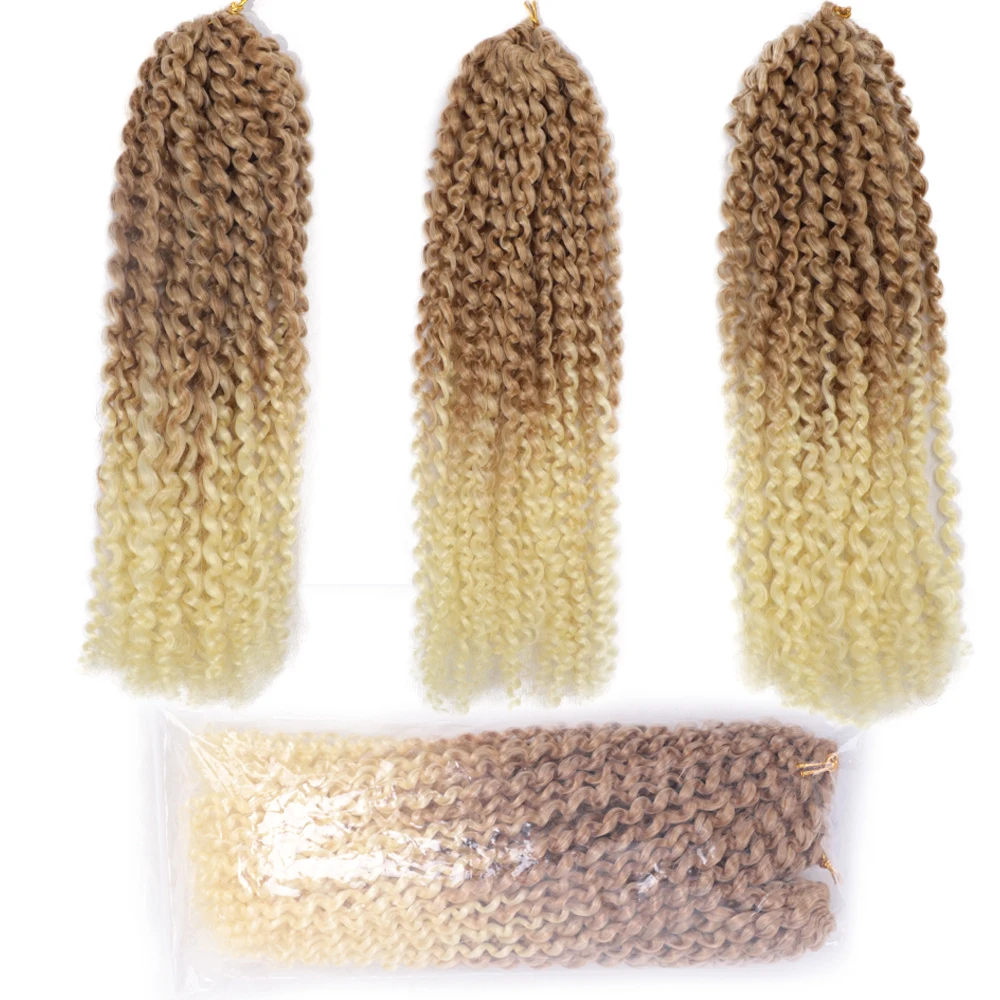 Marlybob-Extensions Capillaires Synthétiques Bouclées pour Femme, Tresses au Crochet, Cheveux Crépus, 12 Pouces, 3 Faisceaux/Lot