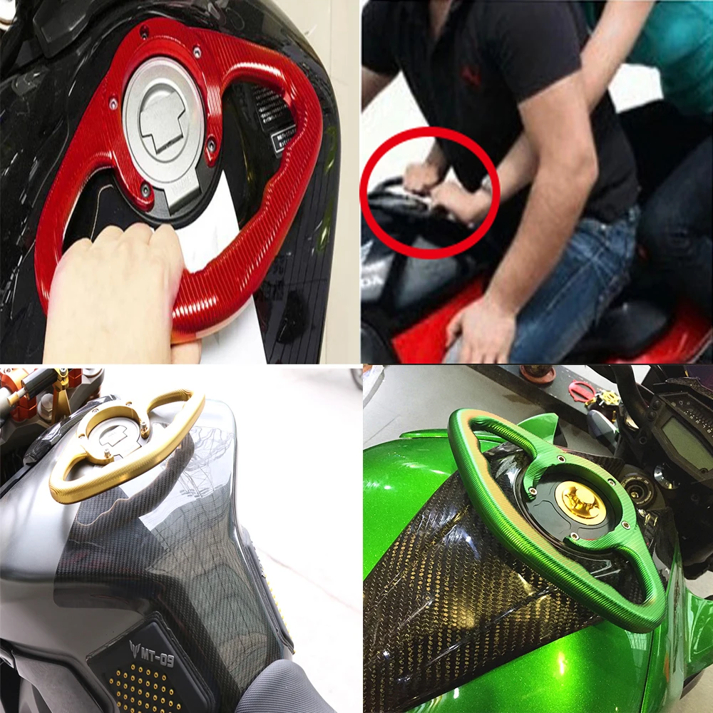 For YAMAHA YZF1000 YZF R1 1998-2014 2009 2008 2007 2006 2005 2004 Motorcycle Passenger Handle Gas Fuel Tank Armrest Handgrips