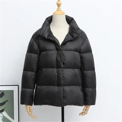 2022 New Winter Light Down Jacket Women Puffer Jacket Slim Warm Down Coats Female Casual Tops Winter Plus Size Parka for Women