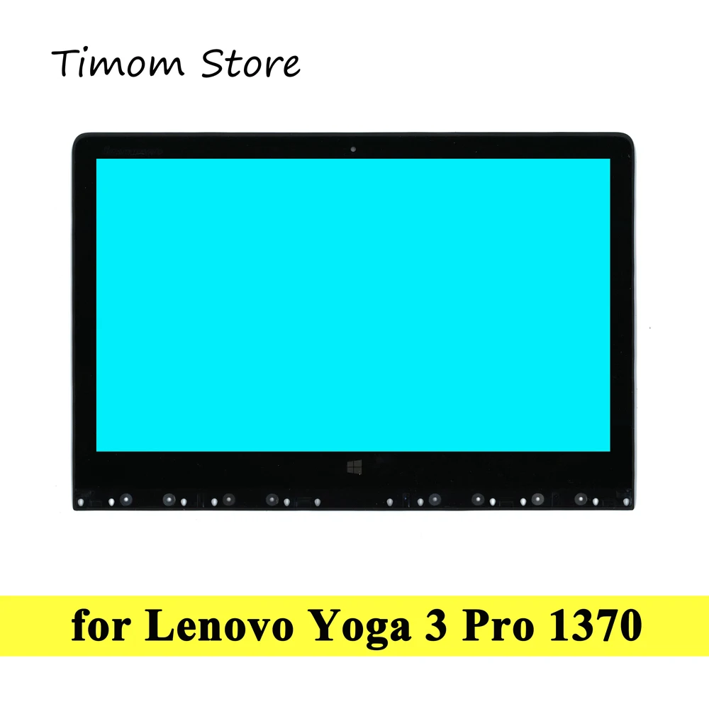 for Yoga 3 Pro 1370 Lenovo 13.3 Laptop LCD Touch Screen Assembly Frame FRU 5D10K81630 5D10G97569 3200*1800 5D10F76130 LTN133YL03