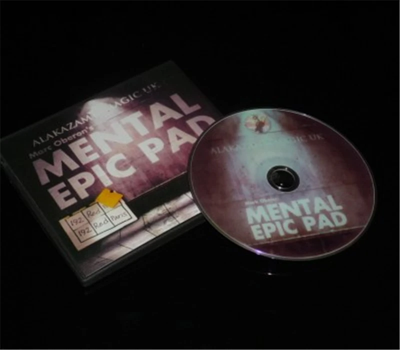 Mental Epic Pad (мерцающий + DVD) магические трюки предсказание магии крупным планом реквизит ментализм комедия Классические игрушки