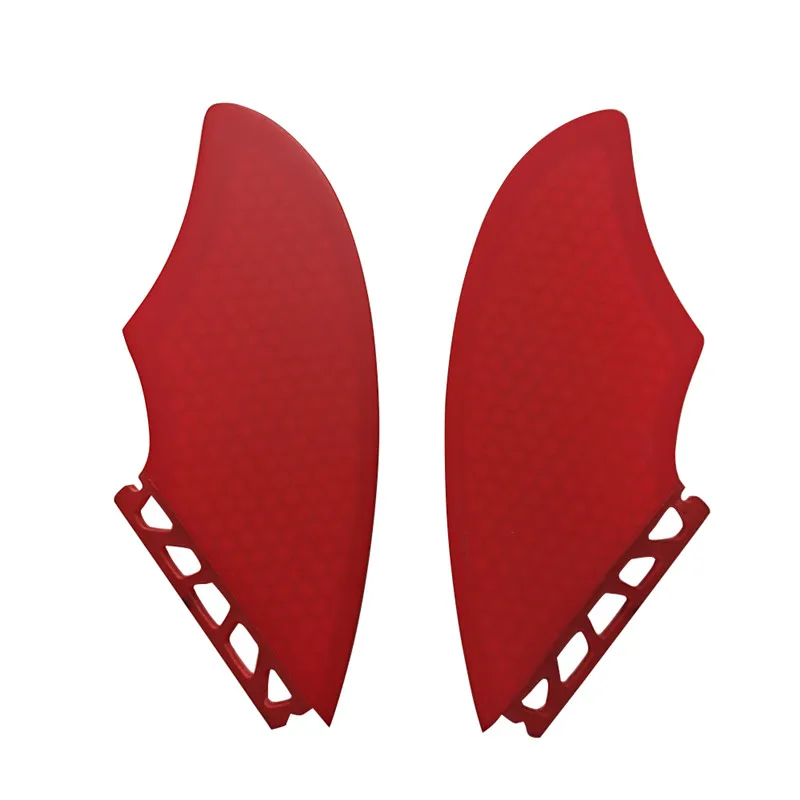 2021 New Red/Grey/Blue/White Color Honeycomb Fibreglass  Material Surf fins Single Tabs Keel Fin Surfboard fins  in surfing