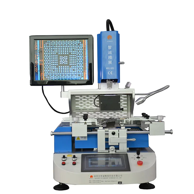 High performance WDS-620 Hot Air PCB Soldering Machine BGA Rework Station IC Chipset Desoldering Solder for all motherboard fix