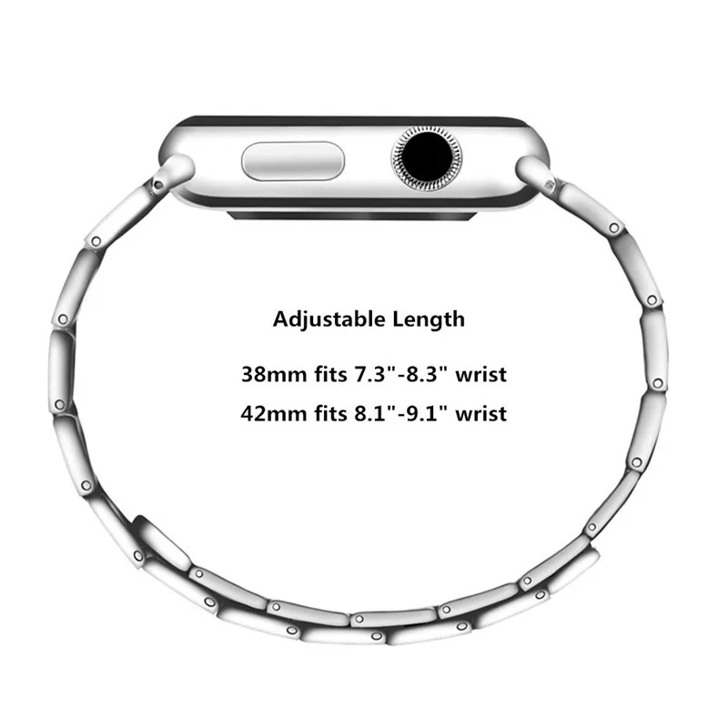 Apple Watch用ステンレススチールストラップ,磁気バックル付き,iwatch用,シリーズ8 7 6 5 4 3 2 SE,40 45/41 42/38mm