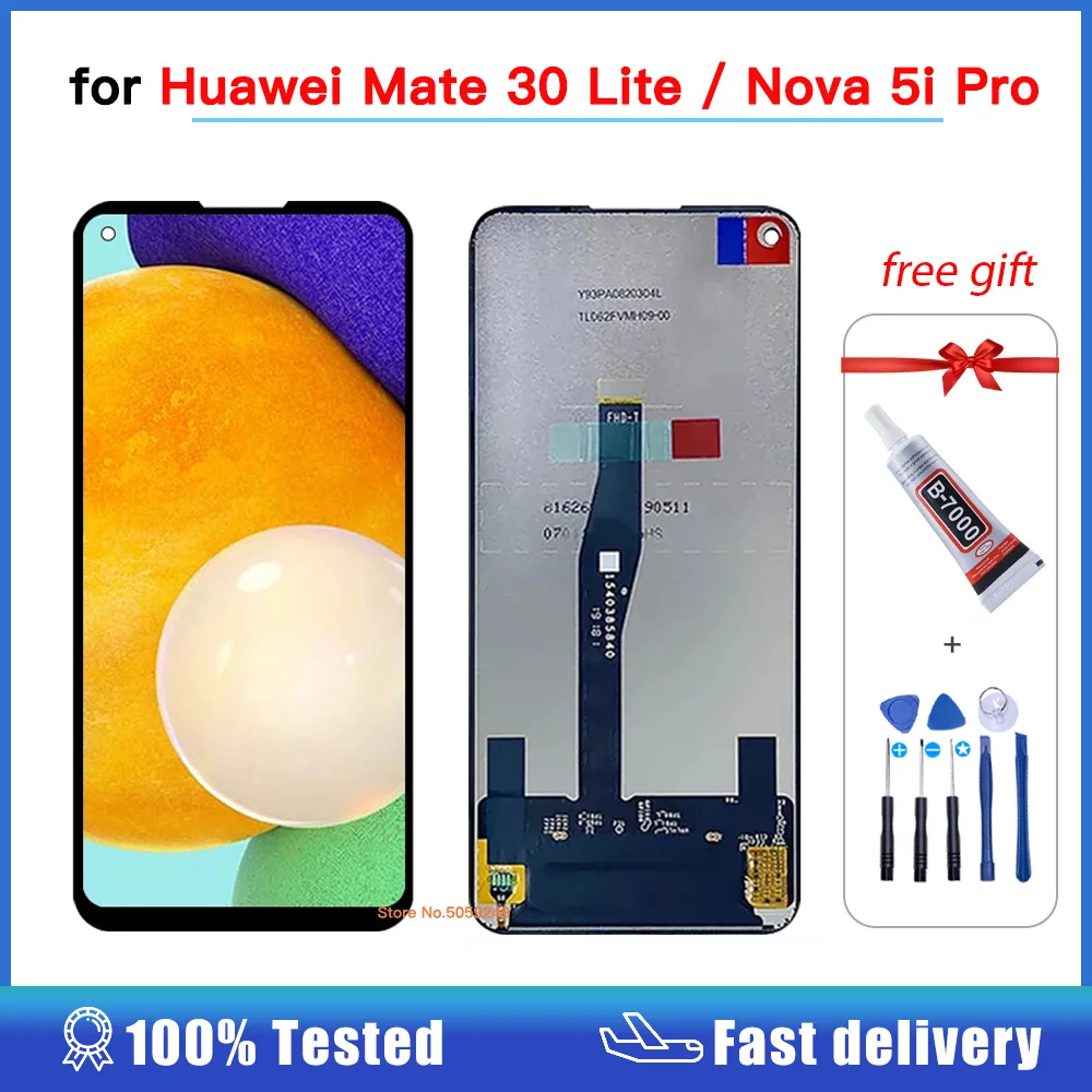 

Mate30 Lite Display For Huawei Mate 30 Lite LCD Touch Screen Digitizer Assembly For Huawei Nova 5i Pro SPN-AL00 SPN-TL00 LCD