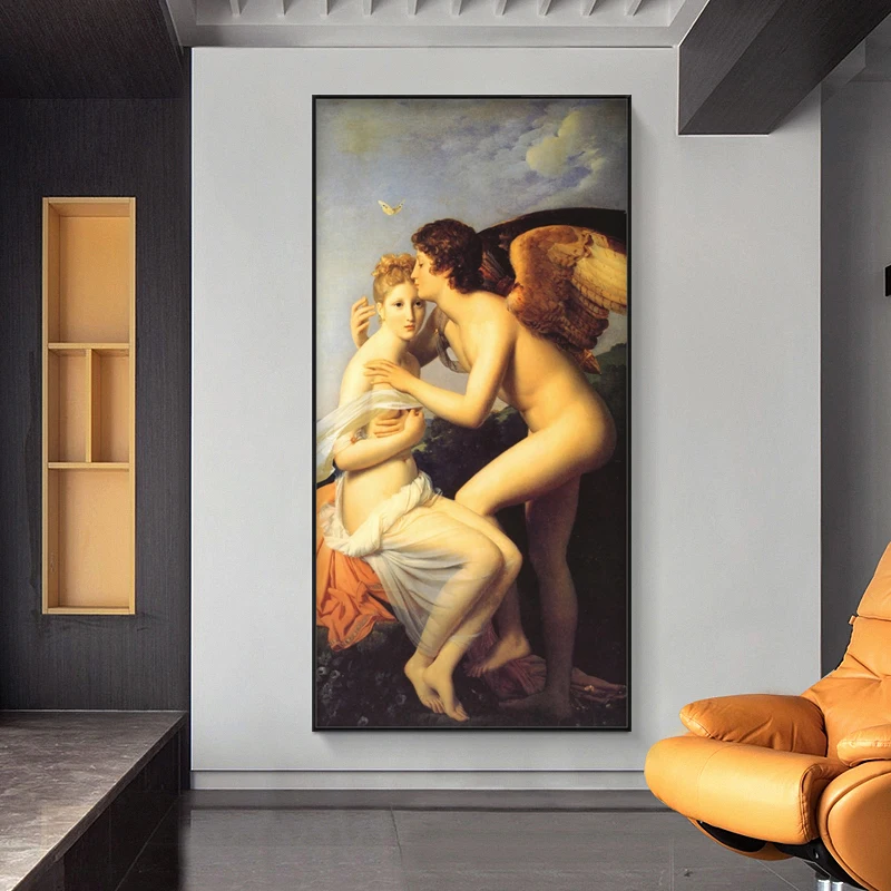 

EECAMAIL Diamond Art Painting Full Diamond Embroidery Character Art Classical Angel's Embrace Diamond Cross Stitch No Frame