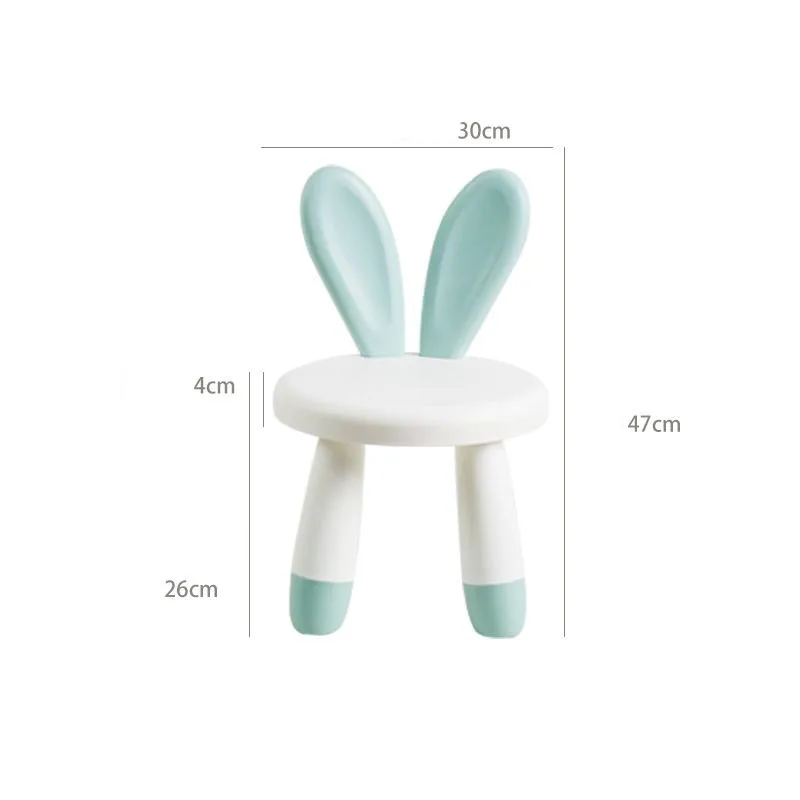 New Children\'s Furniture Baby Chair Children Stool Footboard Indoor Bench Rabbit Deer Shape Children Chair Cute Rabbit Gift