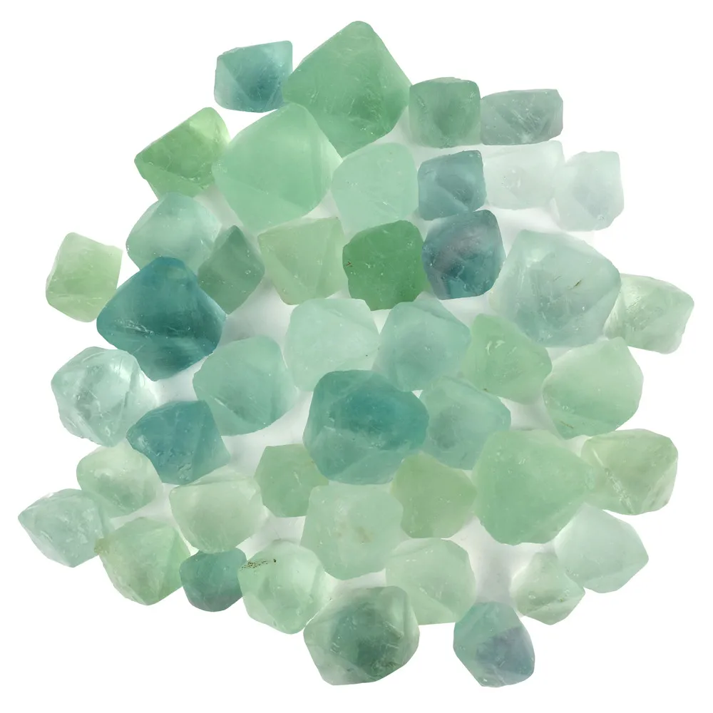 Natural Green Flourite Stones Raw Minerals Home Decor Crystal Quartz Healing Energy Stones