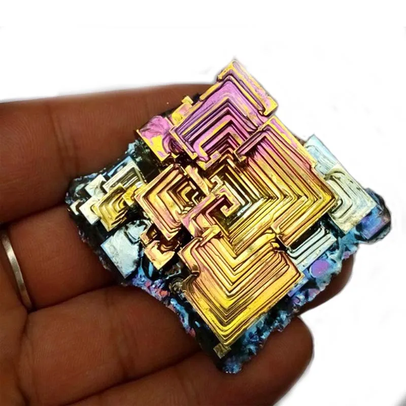 High Pure Bismuth Crystals Colourful Metal Rainbow 10g-40g Rare Metal Gift