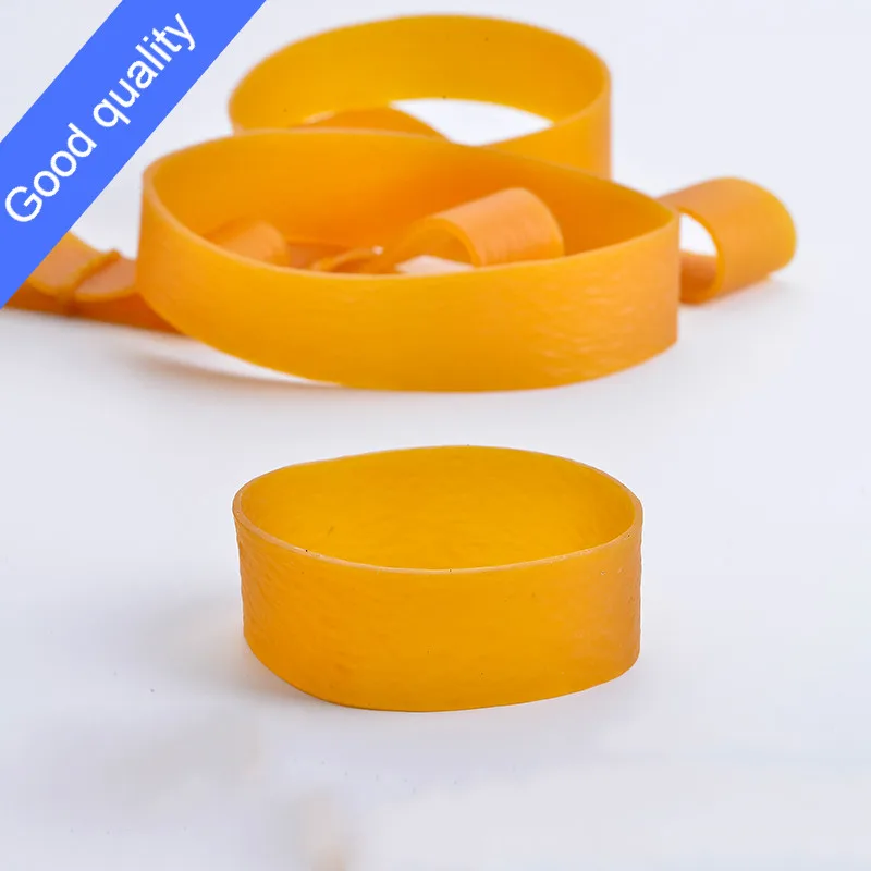 

Elastic Rubber Band Natural Rubber Ring Apron Latex Ring Sealing Belay Packaging Resistance To High Temperature 240*20 mm 65 Pcs