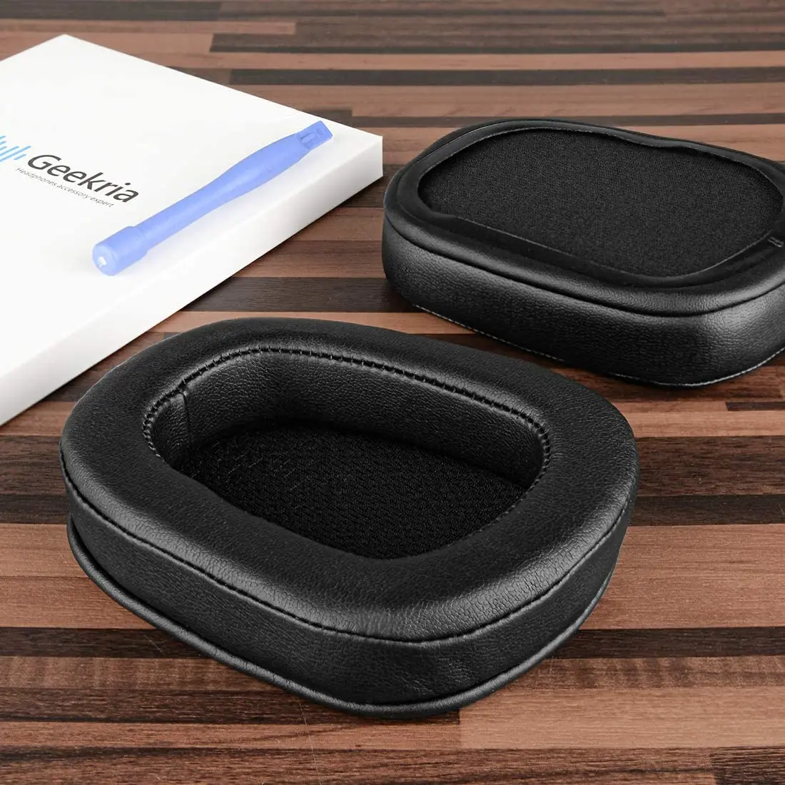 Quickfitプロテインレザー交換用イヤーパッドlogítech G633、G933ヘッドフォンイヤーパッド、ヘッドセット耳クッション修理部品