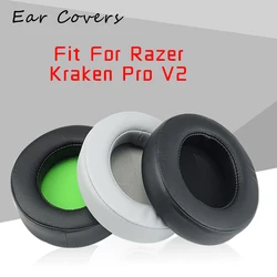 Ear pads For Razer Earpads Kraken Pro V2 Headphone Earpad Replacement Headset PU Leather Sponge Foam