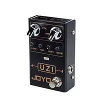 Joyo Uzi R-03 Pedal de distorsión de alto ganancia Efecto de guitarra de metal pesado True Bypass Tono agresivo