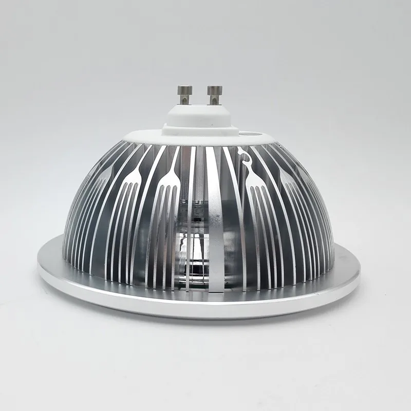 ROSTSTAR-bombilla LED COB de aluminio para el hogar, foco de Base G53 y GU10, AR111, 15W, DC12V, AC110-240V, AR111