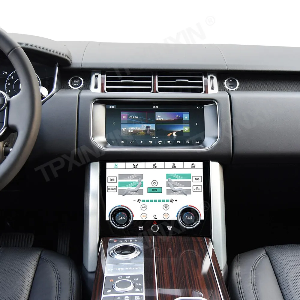 10 inch Android Für Land Rover Range Rover Executive Edition II A/C Edition HD Touch Screen Air Conditioner Multimedia player