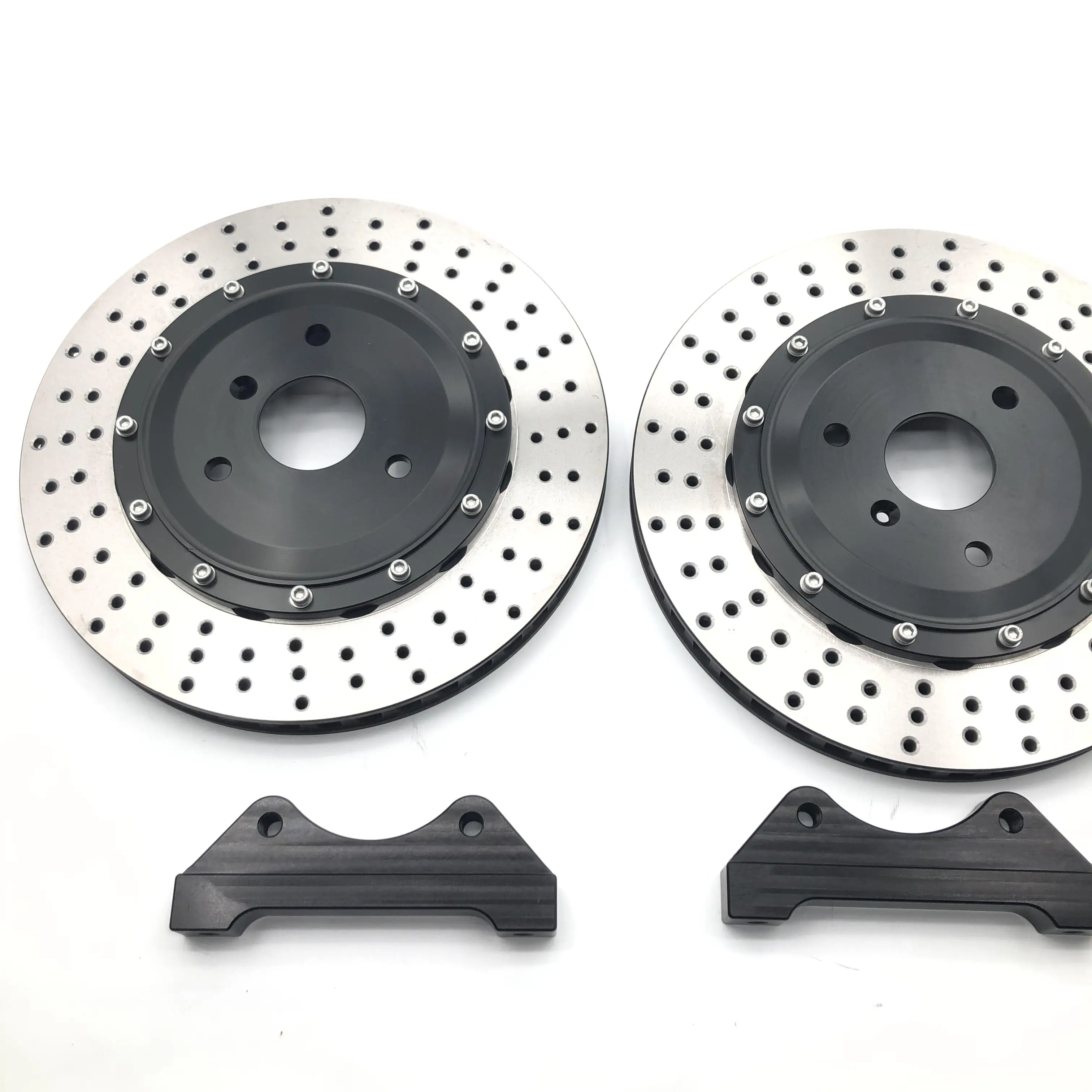 Jekit racing car 355x32mm rotor and bracket fit for golf 6 / e92 front rim 18