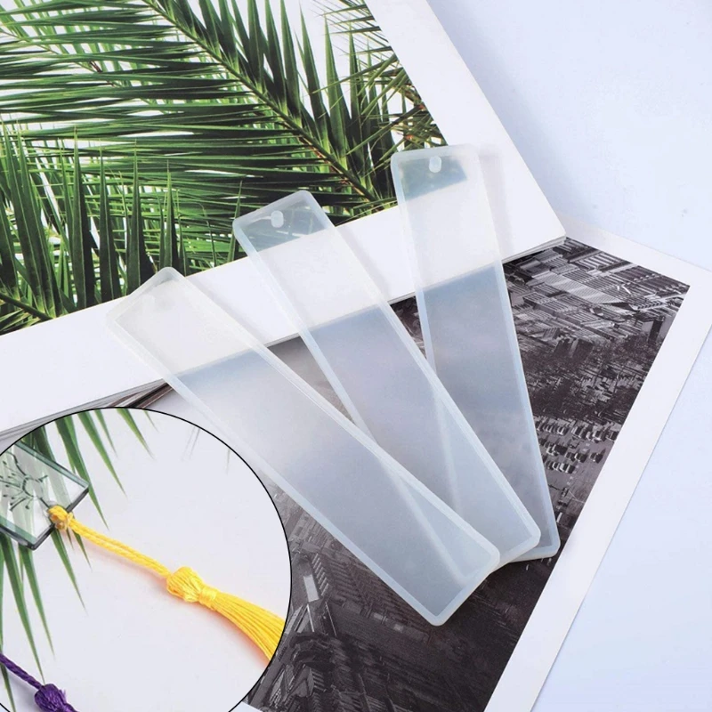 36 Pcs/Pack Clear Resin Mold Set Large Mould Set with Colorful Tassels