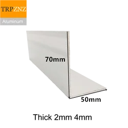 50x70mm,thick 2mm4mm,6063 Right  Angle aluminum,L-shaped aluminum alloy,Aluminum edging triangle profile,Decoration Materials