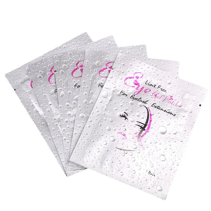 50 Pairs/Lots Paper Eye Patches for Eyelash Extension Grafting Eyelashes Lint Free Stickers Under-eye Pads Makeup Supplies