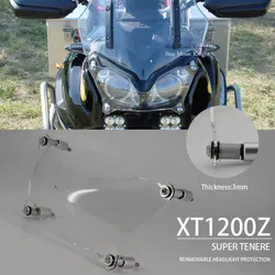 For YAMAHA Super Tenere XT 1200 Z XT1200Z xt1200 hold 2010 Motorcycle Accessories Acrylic Headlight Protector Guard light Lense