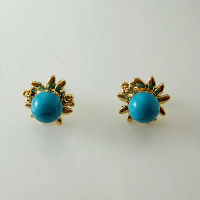 YELLOW GOLD PLATED STUD DIAMETER 0.35