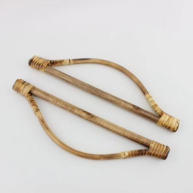 

4-10 Pieces,27X8cm Deep Color Rattan Purse Bag Handle,DIY craft Retro Women Bag Handles Rattan,Natural Rattan Handles