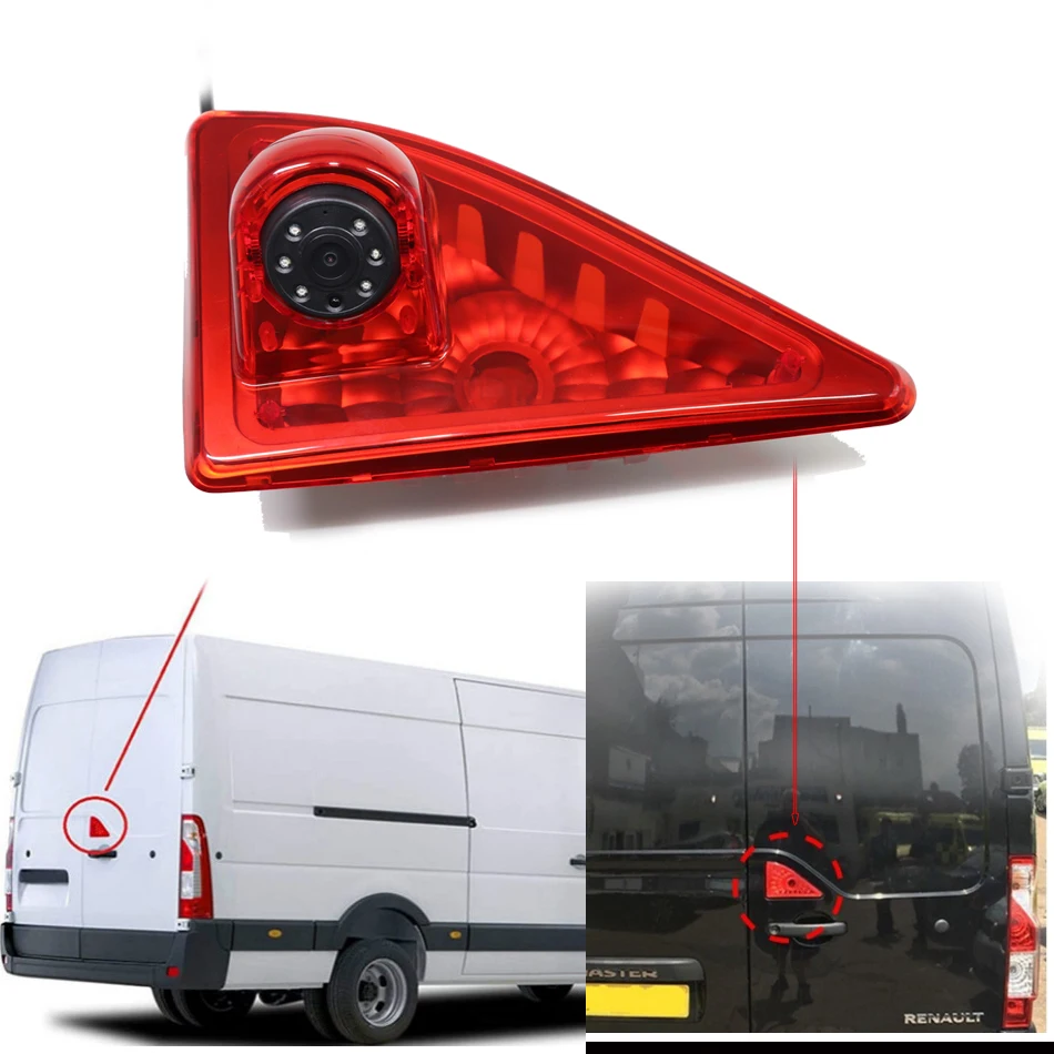 HD Car Brake Light Rear view  backup parking camera For Renault Master Nissan NV400 Opel Movano Vauxhall Night Vision WaterProof