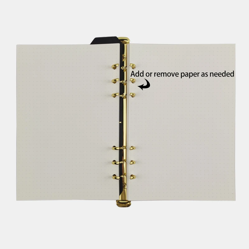 High Quality Binding Clip Many Color Metal Binder Clip Loose-leaf Notebook Inner Page Binder Folder Scrapbook Circle Ring Binder