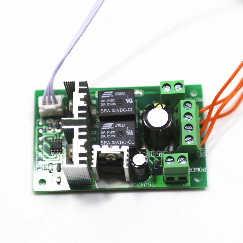 PWM DC Motor Controller 6V~30V 10A 200W Motor Driver Speed Regulator with Stepless and Positive Inversion