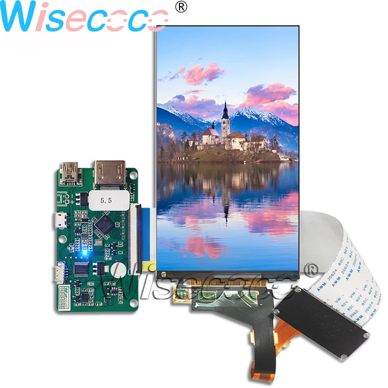 5.5 Inch 2K IPS LCD Screen 1440 * 2560 Color Display LS055R1SX04 MIPI Controller Driver Board for Wanhao D7 3D Printer