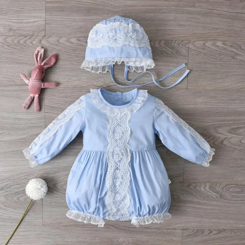 Infant Birthday Baptismal Clothing Baby Girl Boy Boutique Romper Customize Newborn Gifts Toddler Girls Christening Jumpsuit