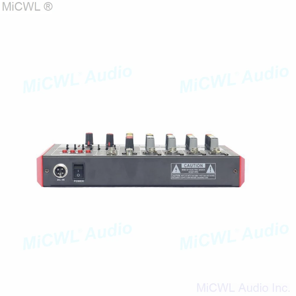 MG6 6 قناة MG4 4 قناة بلوتوث المحمولة الصوت خلاط DJ الصوت خلط وحدة التحكم MP3 7 الفرقة التعادل للمرحلة كاريوكي