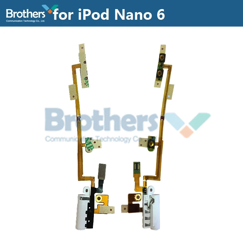 for iPod Nano 6 7 6th 7th Power Volume Audio Jack Flex Cable For iPod Nano6 Nano7 Switch On Off Button Flex Cable Repair Parts