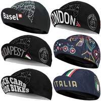 New BASEL Cycling Caps ITALIA /UK Bike Hat One Size Fits Most