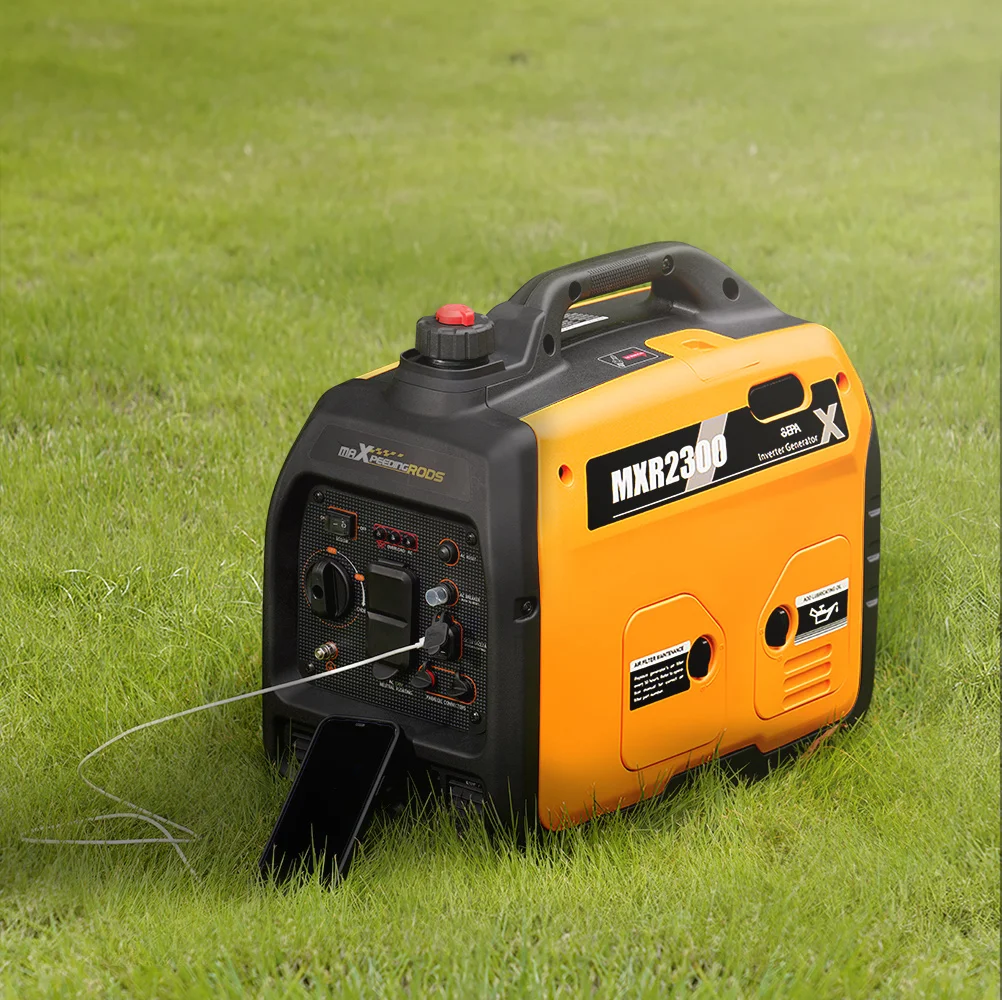 Inverter Generator 2KW Portable Generator For RV Camping 2300 Watt Portable Generator Inverter Gas Recoil Start Parallel Ability