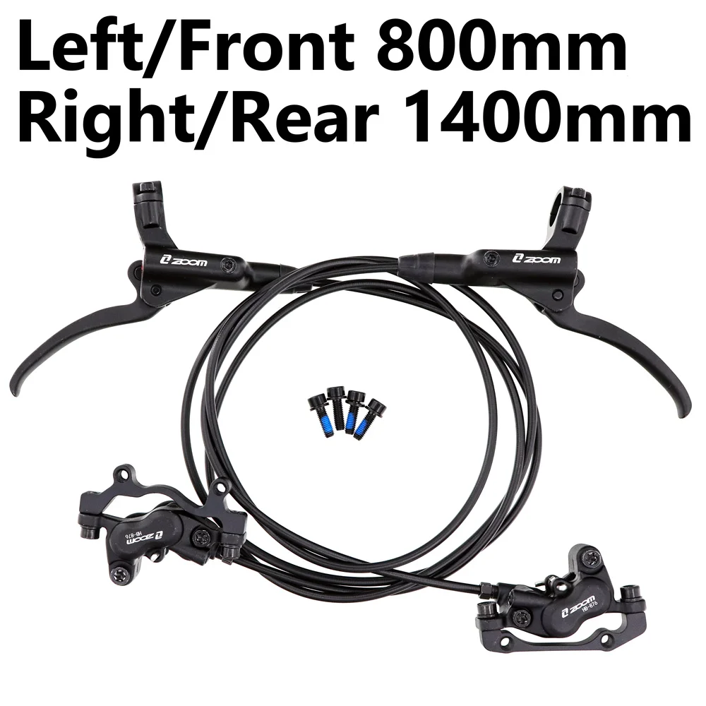 ZOOM HB876 MTB 4 Piston Hidraulic Disc Brake set 800/1400mm