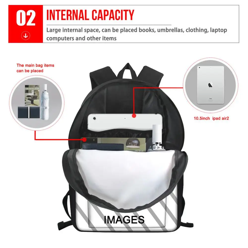 School Backpacks for Teen Girls Cavalier King Charles Spaniel Dog Bag Multi-Function Laptop Middle School Bags