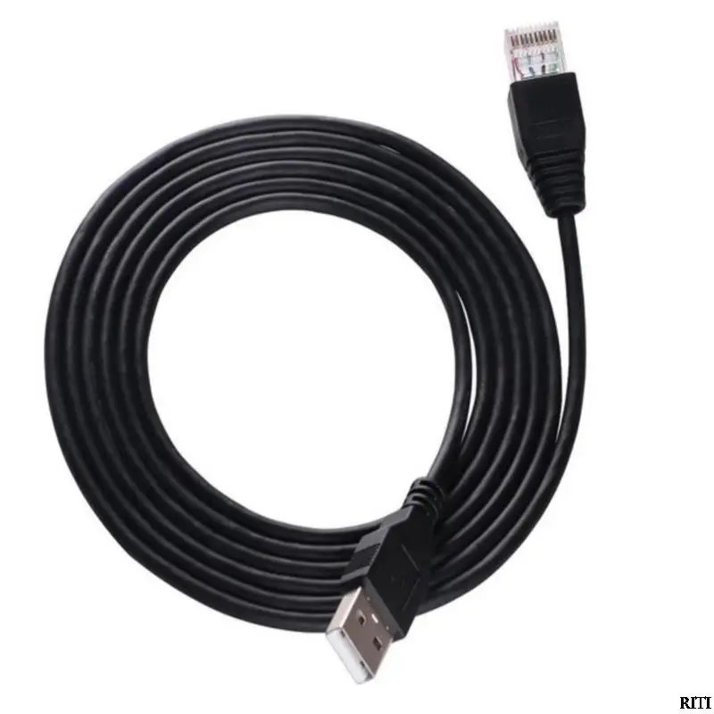 USB To RJ50 Console Cable APC Smart UPS USB Cable Substitute AP9827 940-0127B 940-127C 940-0127E With Molded Strain Relief Boot