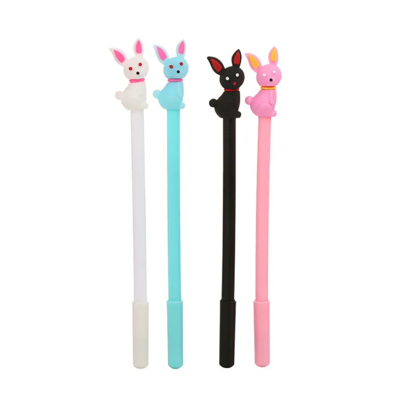 Stylos à eau de dessin animé, 50 pièces, papeterie créative, mignon, fournitures de bureau, stylos à signe, fournitures scolaires Kawaii, stylos à gel