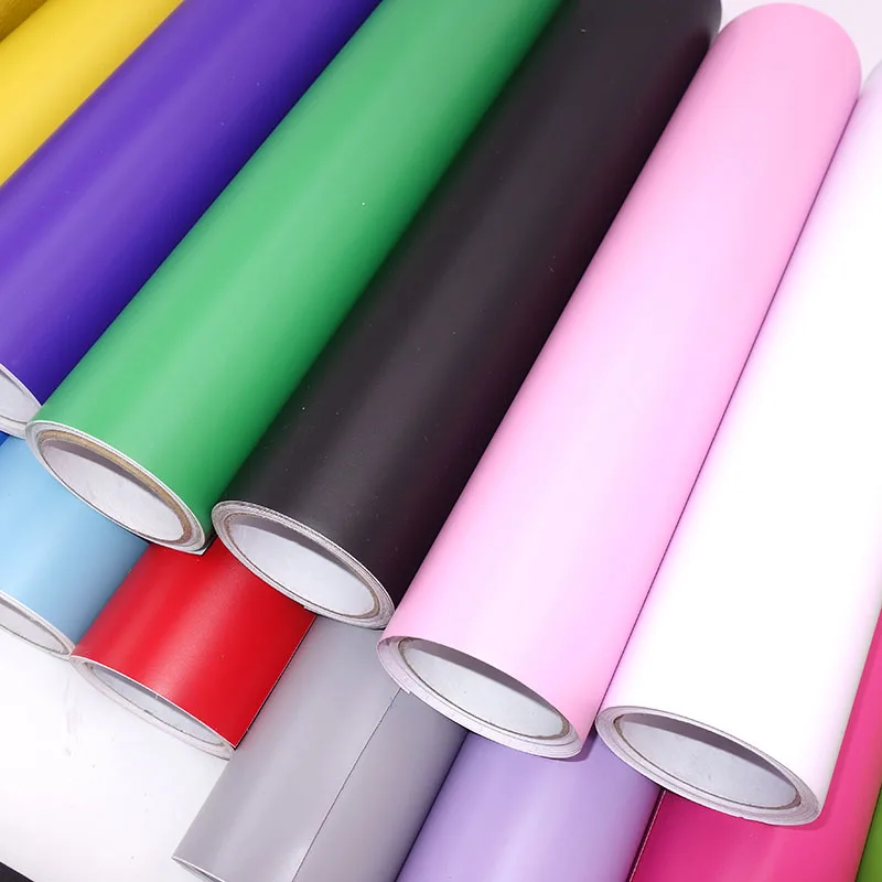 22 Colors Matte Self Adhesive Vinyl Craft Permanent Vinyl Roll  for Vinyl Cutter,for Party/Holiday Stickers/DIY Decals