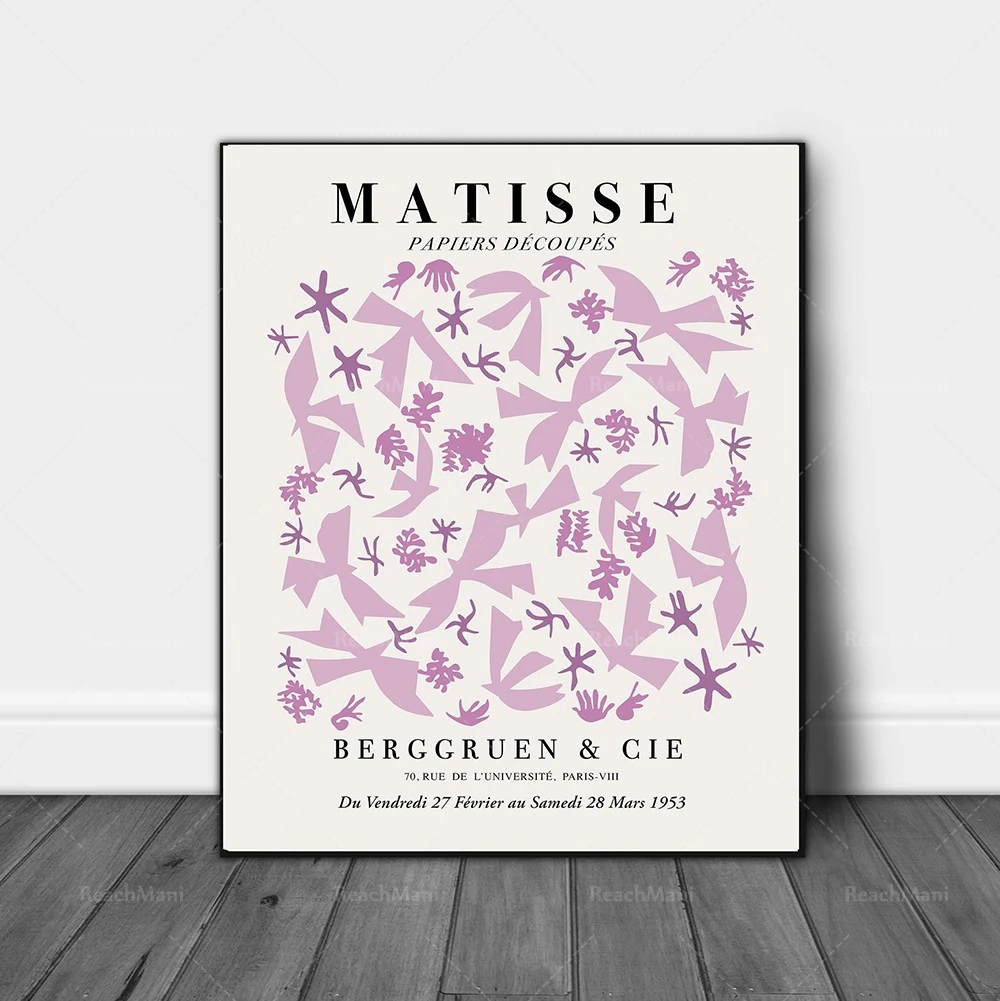 Henri Matisse Print, Matisse Print, Gallery Poster, Artist print, Art poster, Wall Poster Matisse, Exhibition Poster.