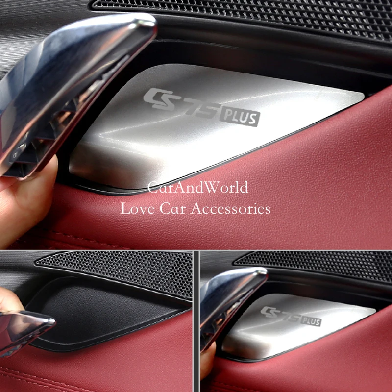 

Stainless Steel Interior Door Bowl Handle Frame Trims Sticker Cover For Changan CS75plus CS75 Plus 2020-2024 Car Accessories