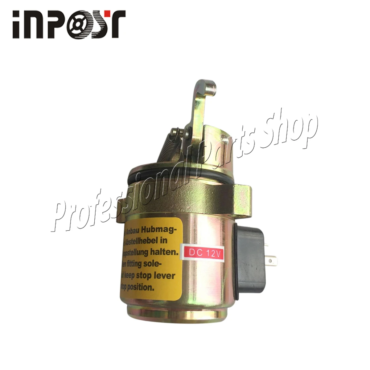 Fuel Shut Off Solenoid 04170534R for Deutz BF4M1011F Bobcat Skid Steer Loader 12Vdc