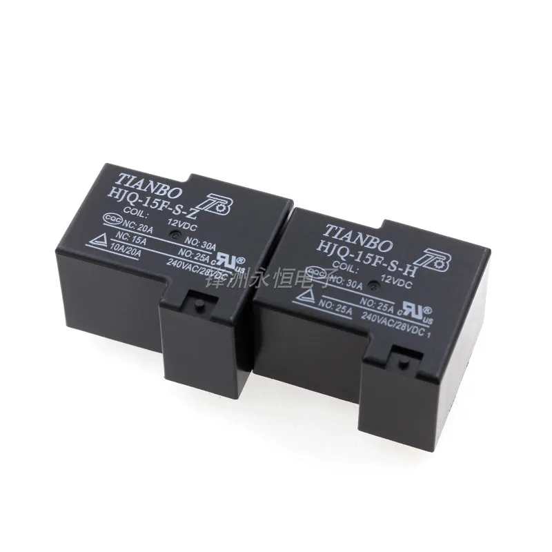 Free Shipping 100% new original TIANBO relay 5Pcs/lot HJQ-15F-S-H-12VDC HJQ-15F-S-H 12VDC 30A 5PIN