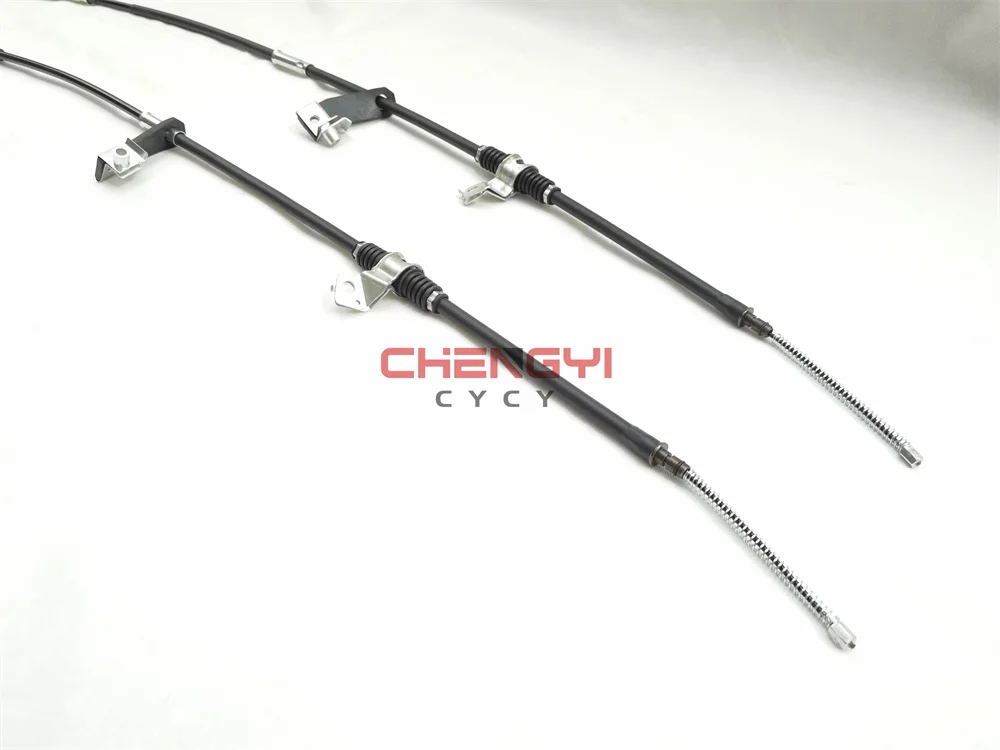 a pair Rear Brake Cable Handbrake Pull Line For Mitsubishi Pajero Montero V43W V44W V45W V46W Disc Brake MB928190 MB928191