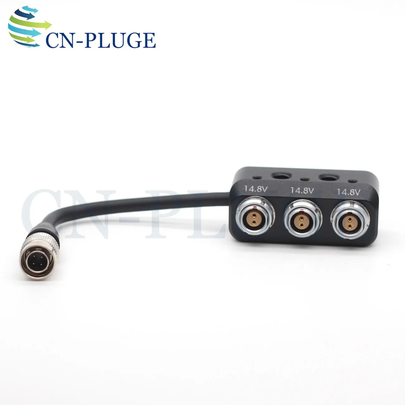 HRS 4 pin Male to 0B 2 pin Female Hub Adapter Splitter for SONY Camera Power Supply Distributor, three way splitter