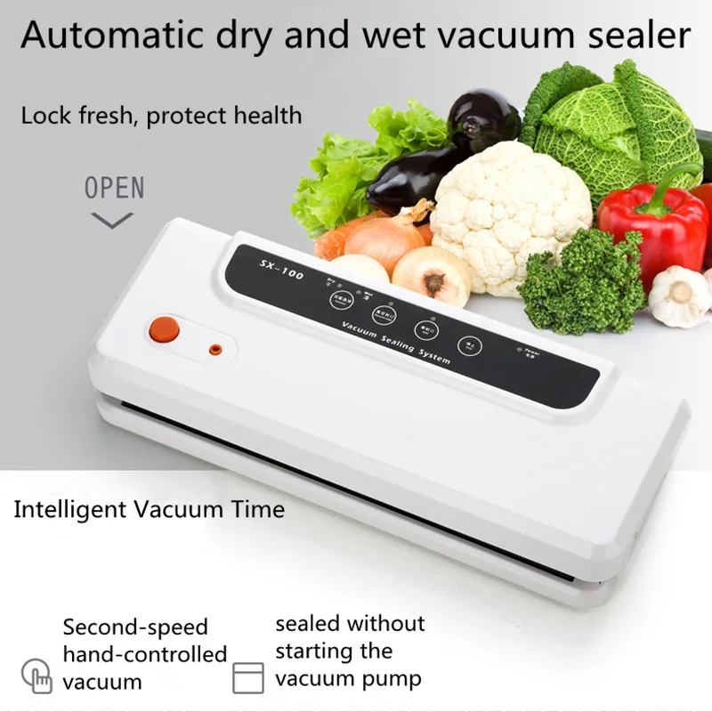 التجارية المنزلية متعددة الوظائف ماكينة سد الفراغات التلقائي الغذاء التوقف فراغ ختم باكر آلة تغليف بلاستيكية