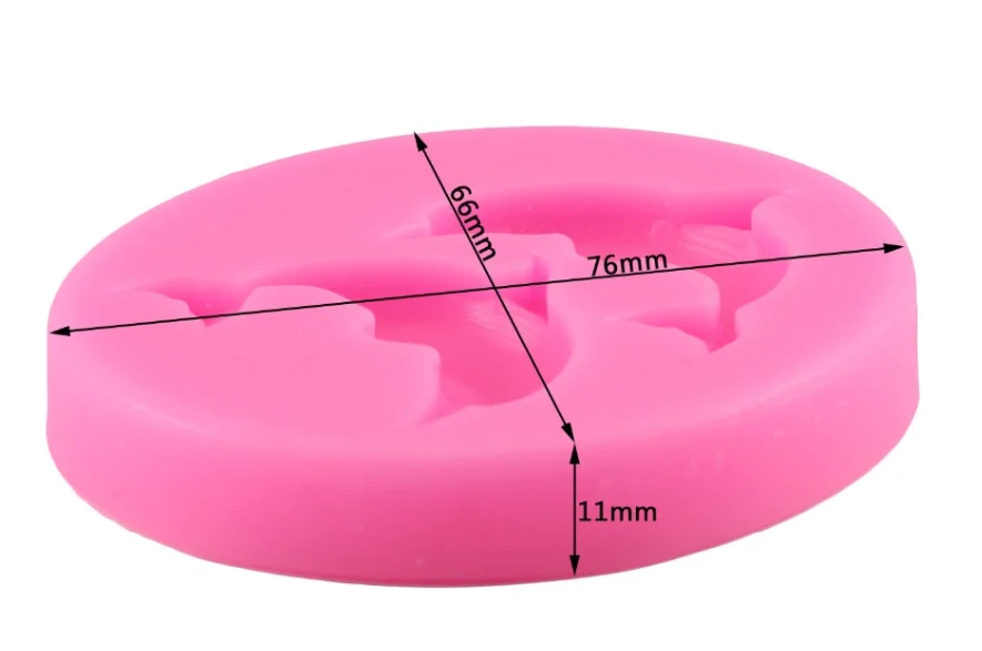 Dolphin Fondant Mold DIY Cake Decorating Tools Cupcake Candy Polymer Clay Chocolate Mould